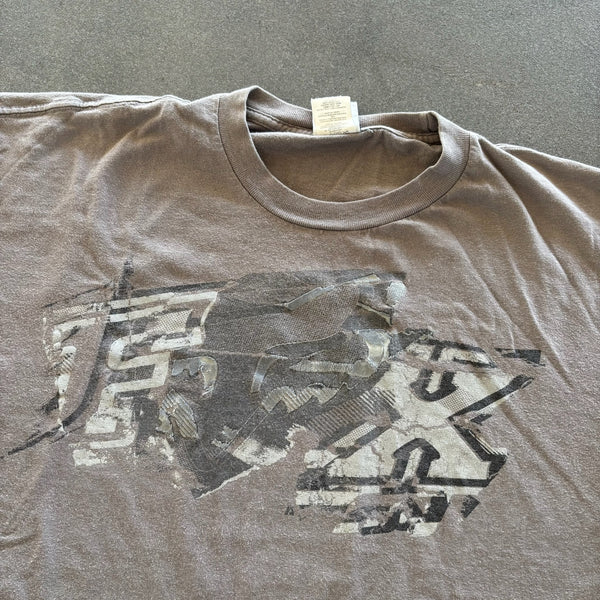 Fox Motorcross Gray Brown Y2K Biking Racing Shirt 00's - 2XL hover