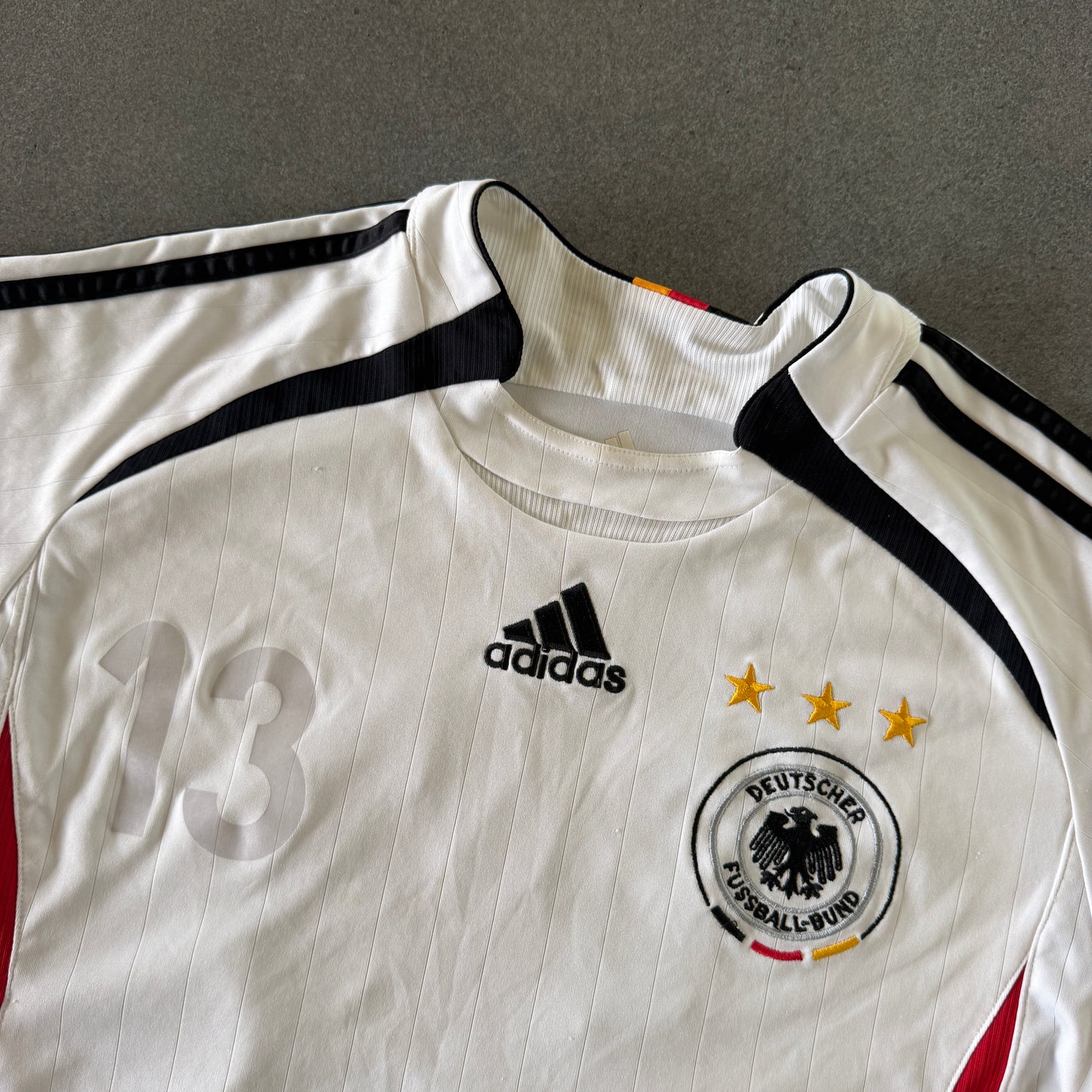 Germany Adidas 2005-06 Away Jersey Michael Ballack - S