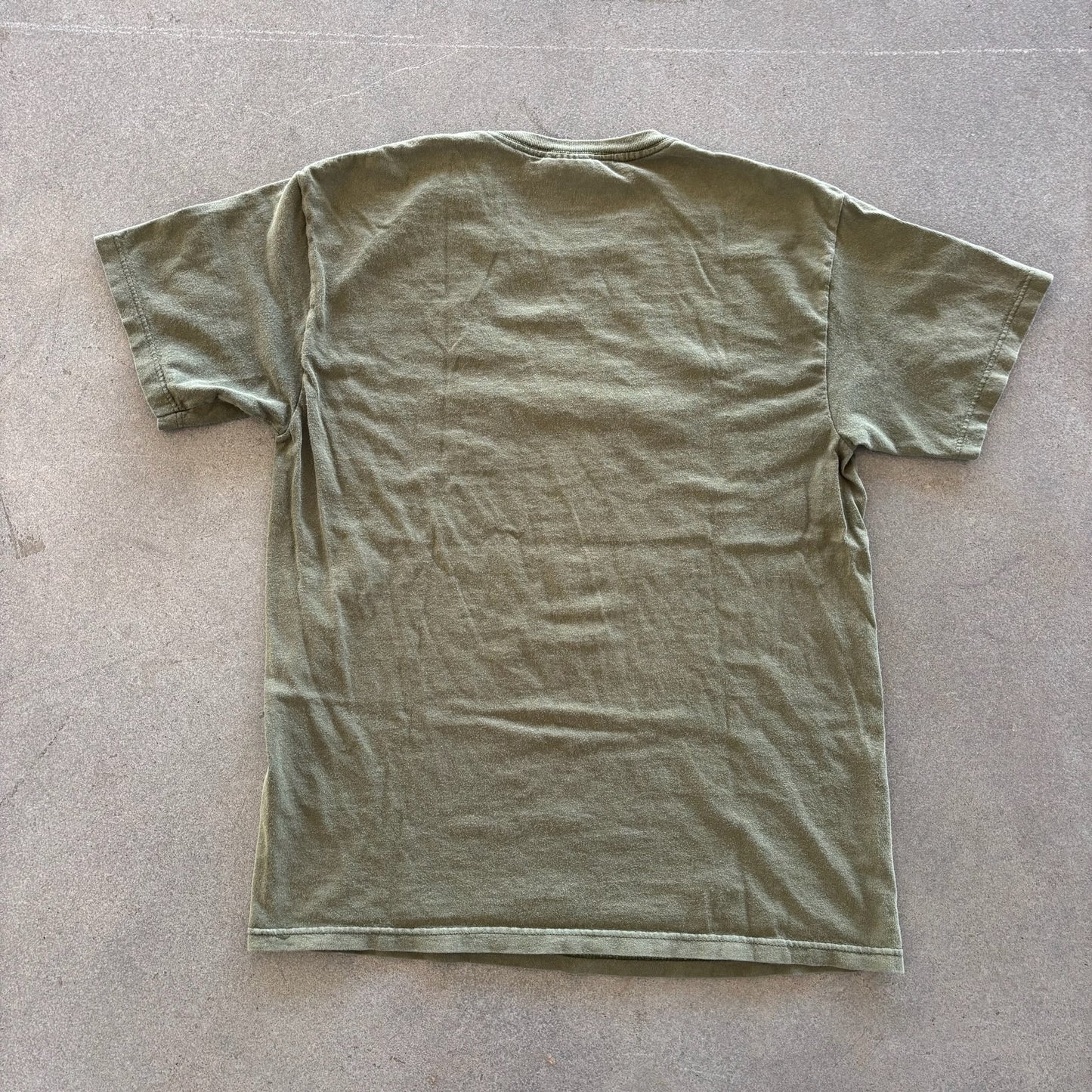 Nike Center Block Spellout Green Shirt 90's - S