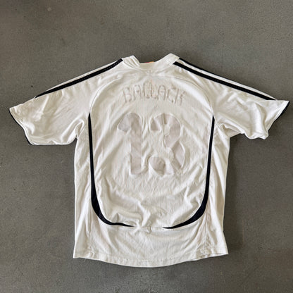 Germany Adidas 2005-06 Away Jersey Michael Ballack - S