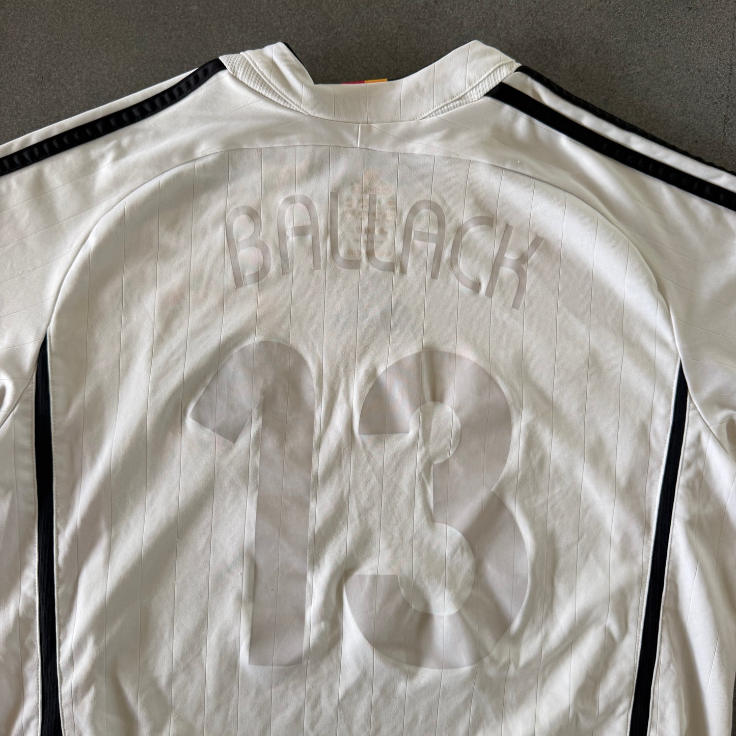 Germany Adidas 2005-06 Away Jersey Michael Ballack - S