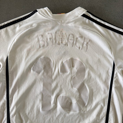 Germany Adidas 2005-06 Away Jersey Michael Ballack - S