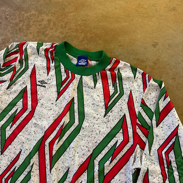 Umbro Soccer Jersey Goalkeeper Padded XL Green Red Mexico AOP 90's - XL hover