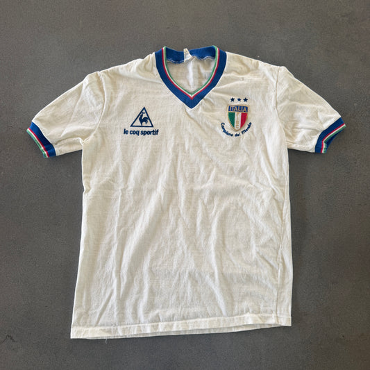 Italy Le Coq Sportif RARE 1982 Away Jersey - L