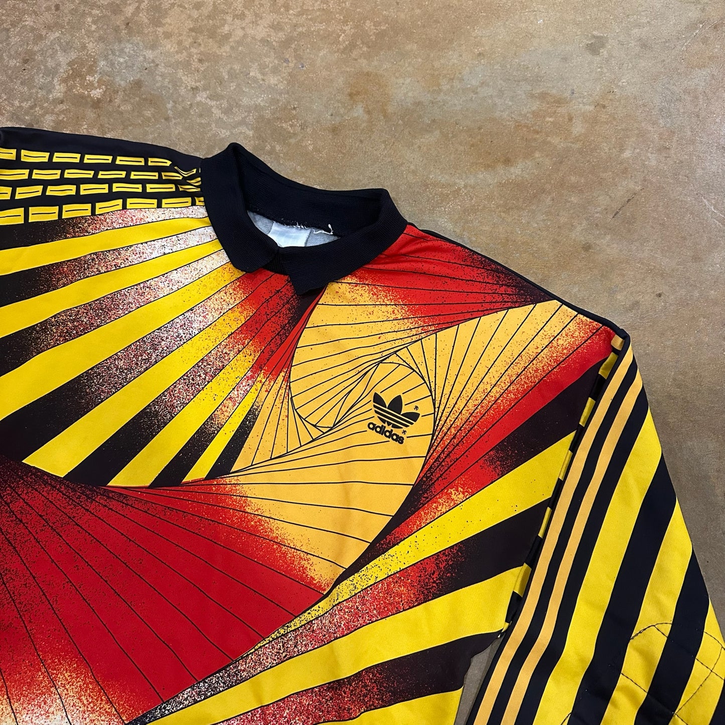 RARE West Germany Adidas 1990 World Cup Template Goalkeeper Jersey 90's - XL