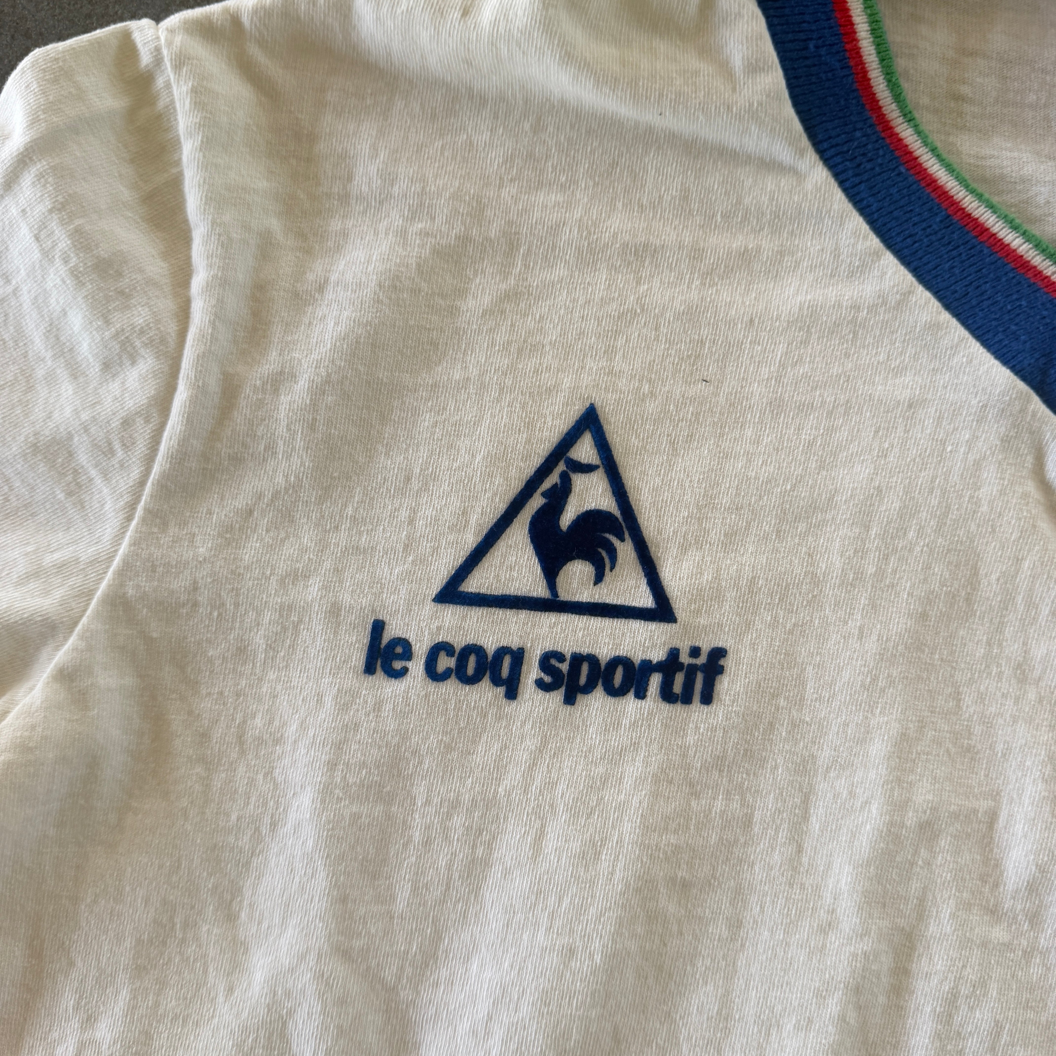Italy Le Coq Sportif RARE 1982 Away Jersey - L – Heaters Vintage