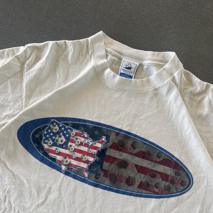 United States USA 1998 World Cup Double Sided Graphic Shirt - XL