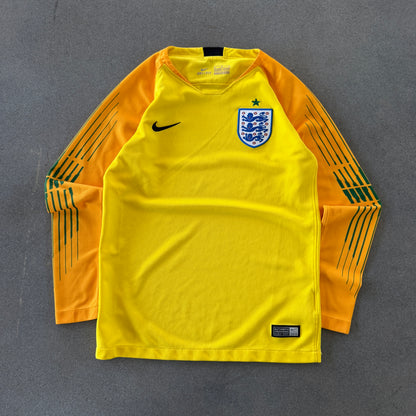 England Nike 2018-19 Long Sleeve Goalkeeper Jersey - Youth M