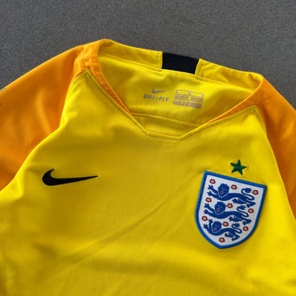 England Nike 2018-19 Long Sleeve Goalkeeper Jersey - Youth M
