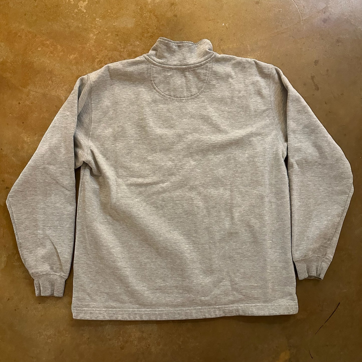 Carhartt 1/4 Zip Pullover Sweatshirt Gray Embroidered 00's - L