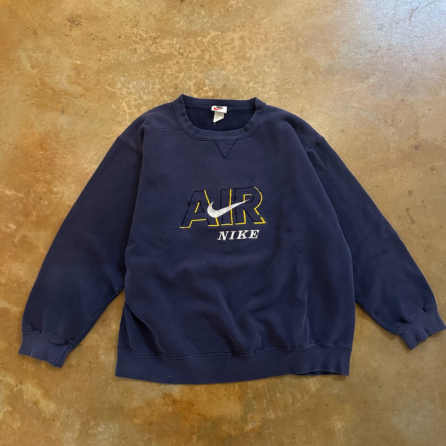 RARE Nike Air Embroidered Center Logo Sweatshirt Crewneck 90's - XL