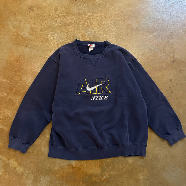 RARE Nike Air Embroidered Center Logo Sweatshirt Crewneck 90's - XL