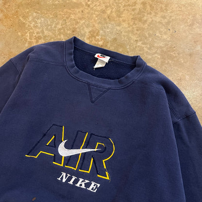 RARE Nike Air Embroidered Center Logo Sweatshirt Crewneck 90's - XL