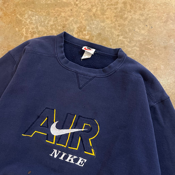 RARE Nike Air Embroidered Center Logo Sweatshirt Crewneck 90's - XL hover
