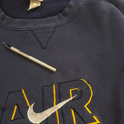 RARE Nike Air Embroidered Center Logo Sweatshirt Crewneck 90's - XL