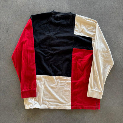 Enyce Patchwork Colorblock Hip Hop Streetwear Shirt 00's - 2XL