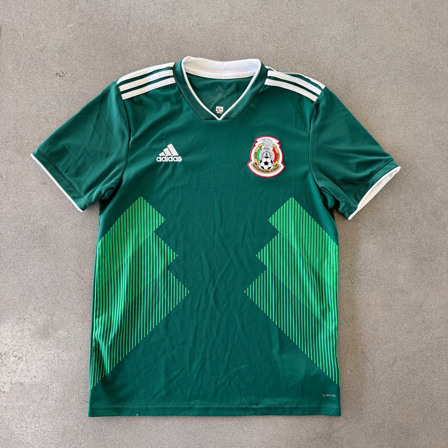 Mexico Adidas 2018-19 Home Jersey - M