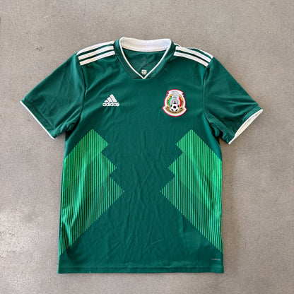 Mexico Adidas 2018-19 Home Jersey - M