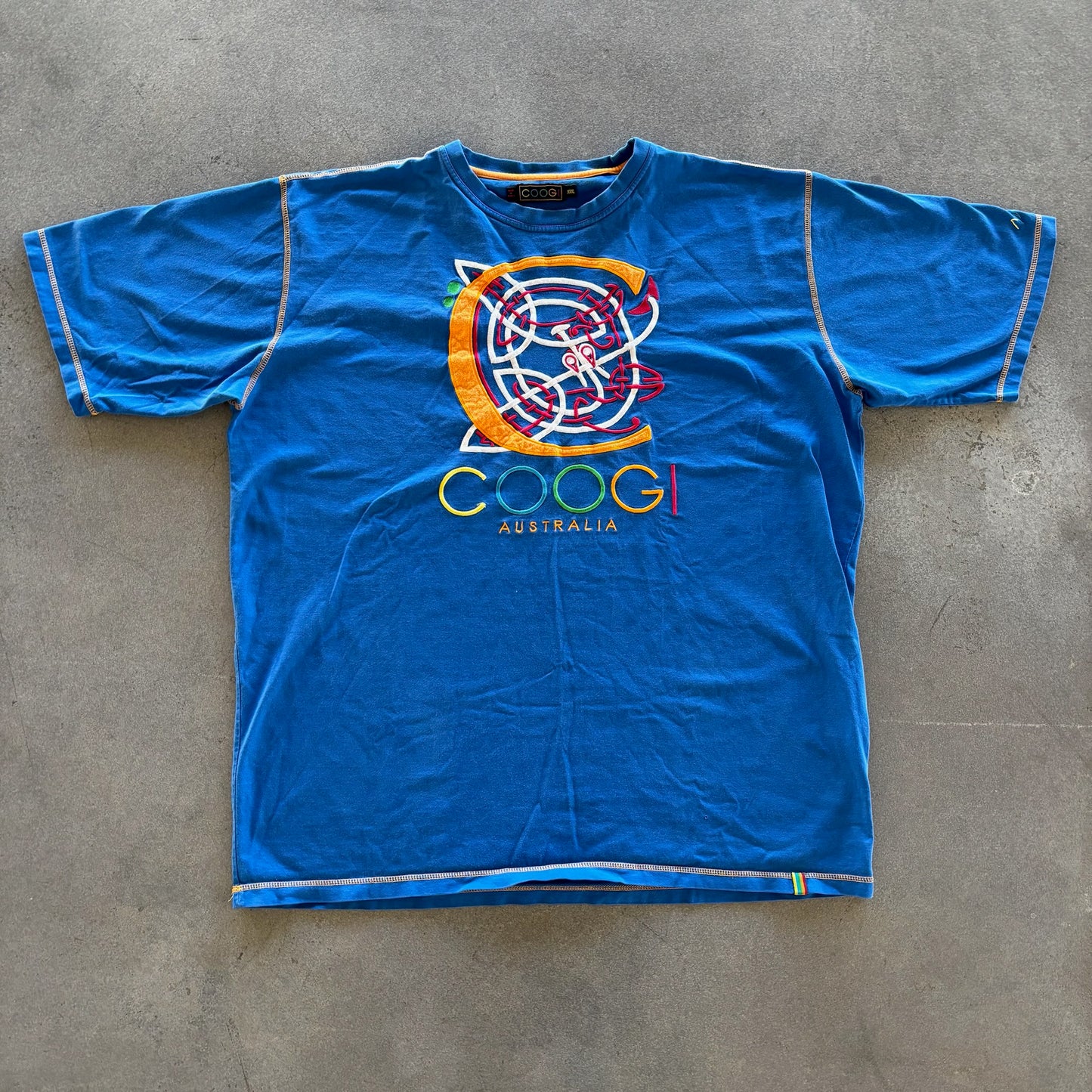 Coogi Australia Embroidered Stitched Shirt 90's - 3XL