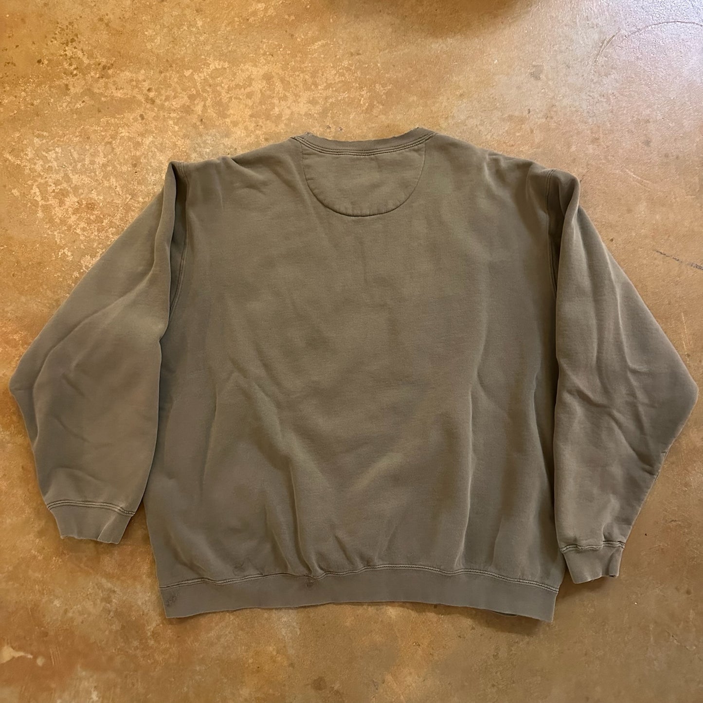 Eddie Bauer Embroidered Green Crewneck Sweatshirt Heavy 90's - XL
