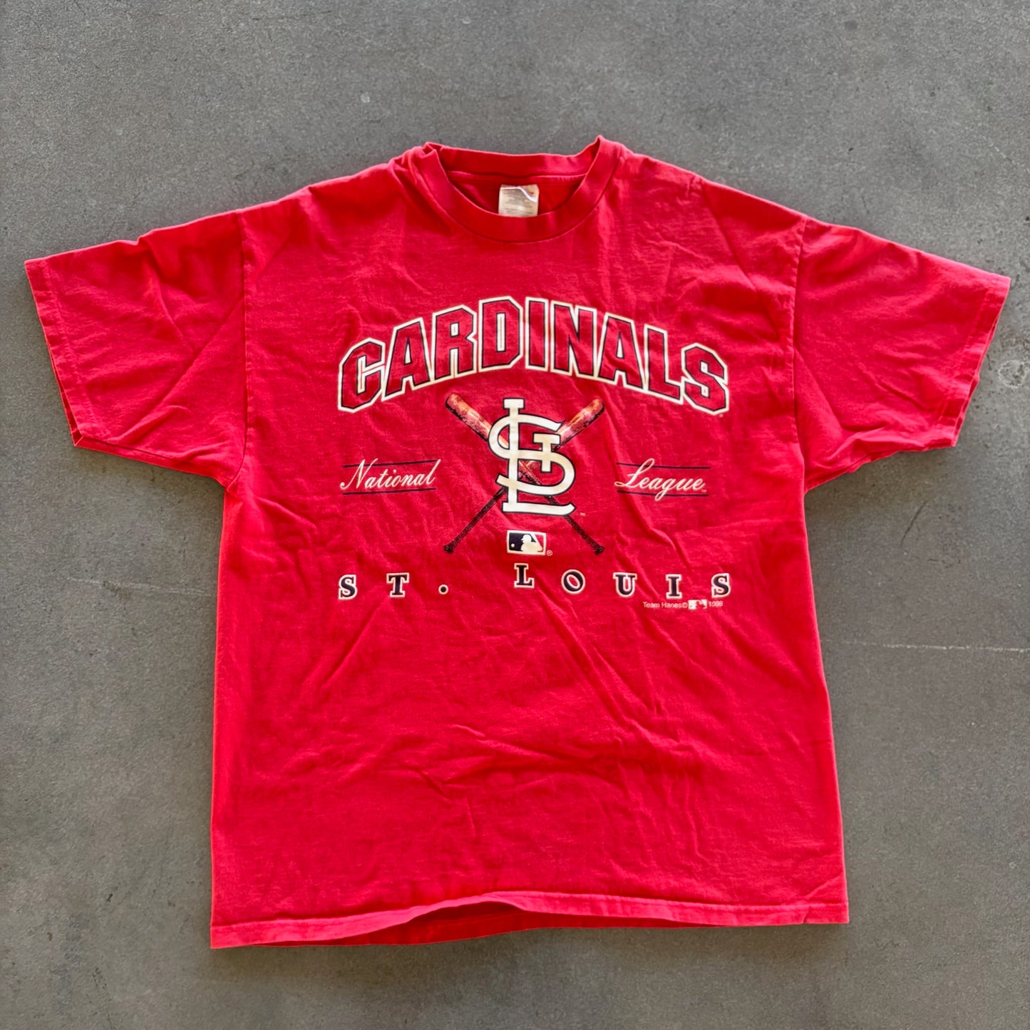 St. Louis Cardinals National League Graphic T Shirt 90's - XL