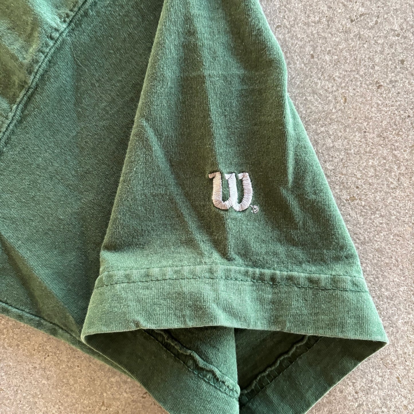 Wilson Athleticwear Faded Green Graphic T Shirt 90's - M