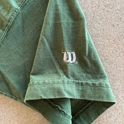 Wilson Athleticwear Faded Green Graphic T Shirt 90's - M