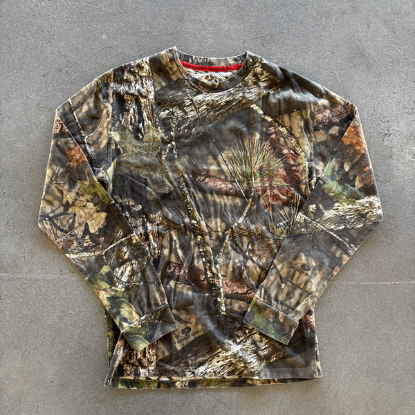 Mossy Oak Camo Long Sleeve Shirt 00's - S