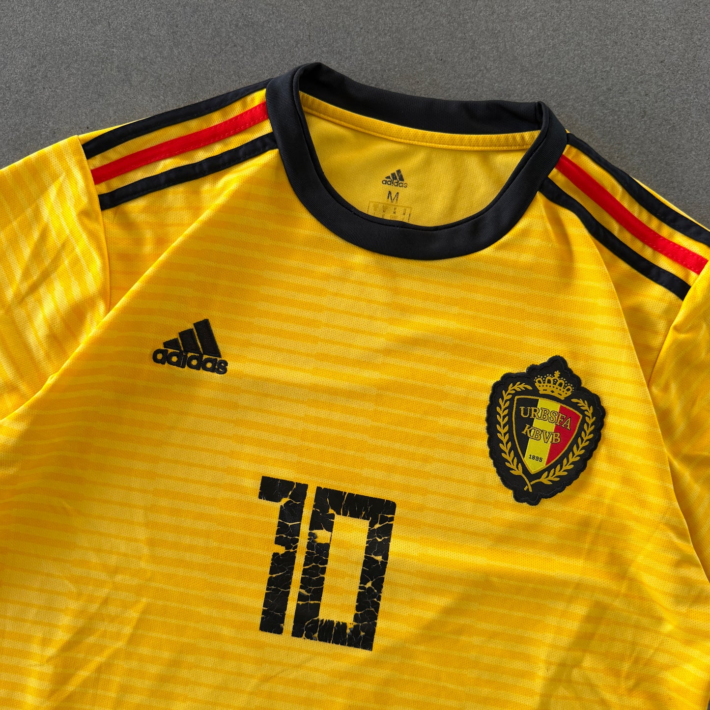 Belgium Adidas 2018-19 Away Jersey Eden Hazard - M