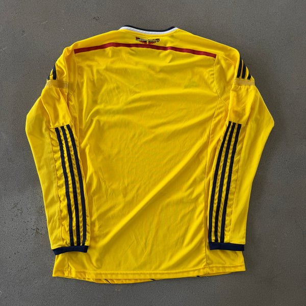 Colombia Adidas 2014 Home Long Sleeve Jersey - L hover