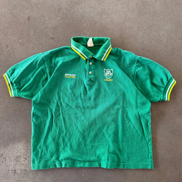 Ireland Rare 1990 Training Polo Shirt - XL
