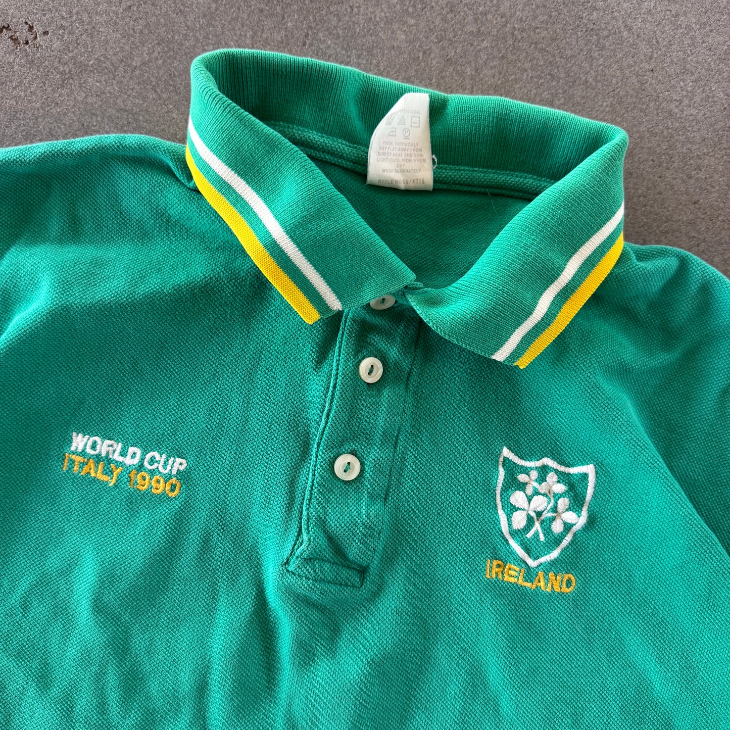 Ireland Rare 1990 Training Polo Shirt - XL