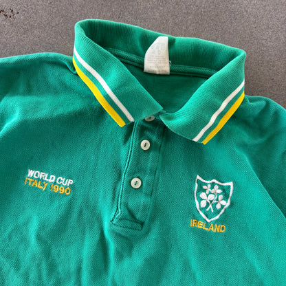 Ireland Rare 1990 Training Polo Shirt - XL