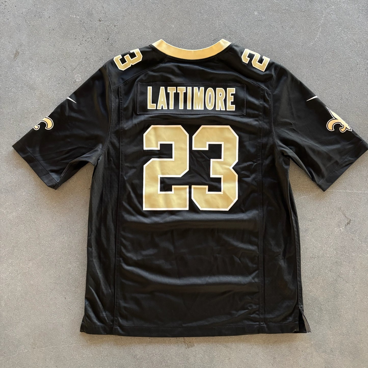 Nike New Orleans Saints Stitched Name Marshon Lattimore Jersey - L