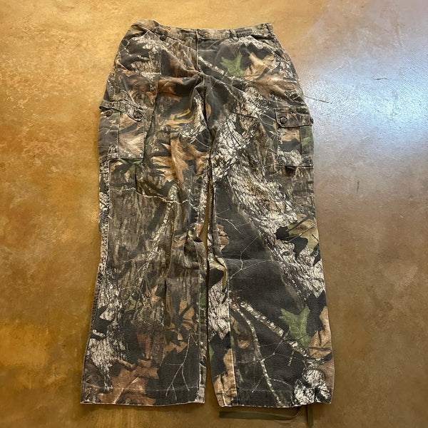 Mossy Oak Camo Baggy Cargo Pants Skater 90's - L hover