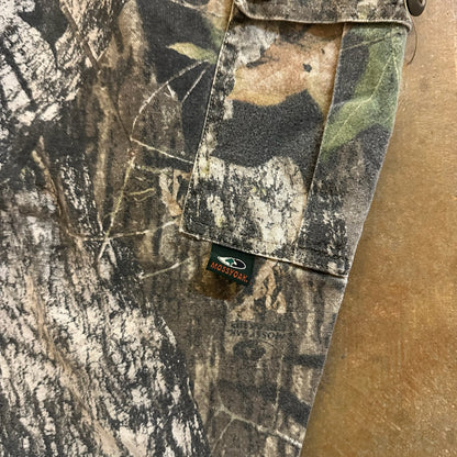 Mossy Oak Camo Baggy Cargo Pants Skater 90's - L