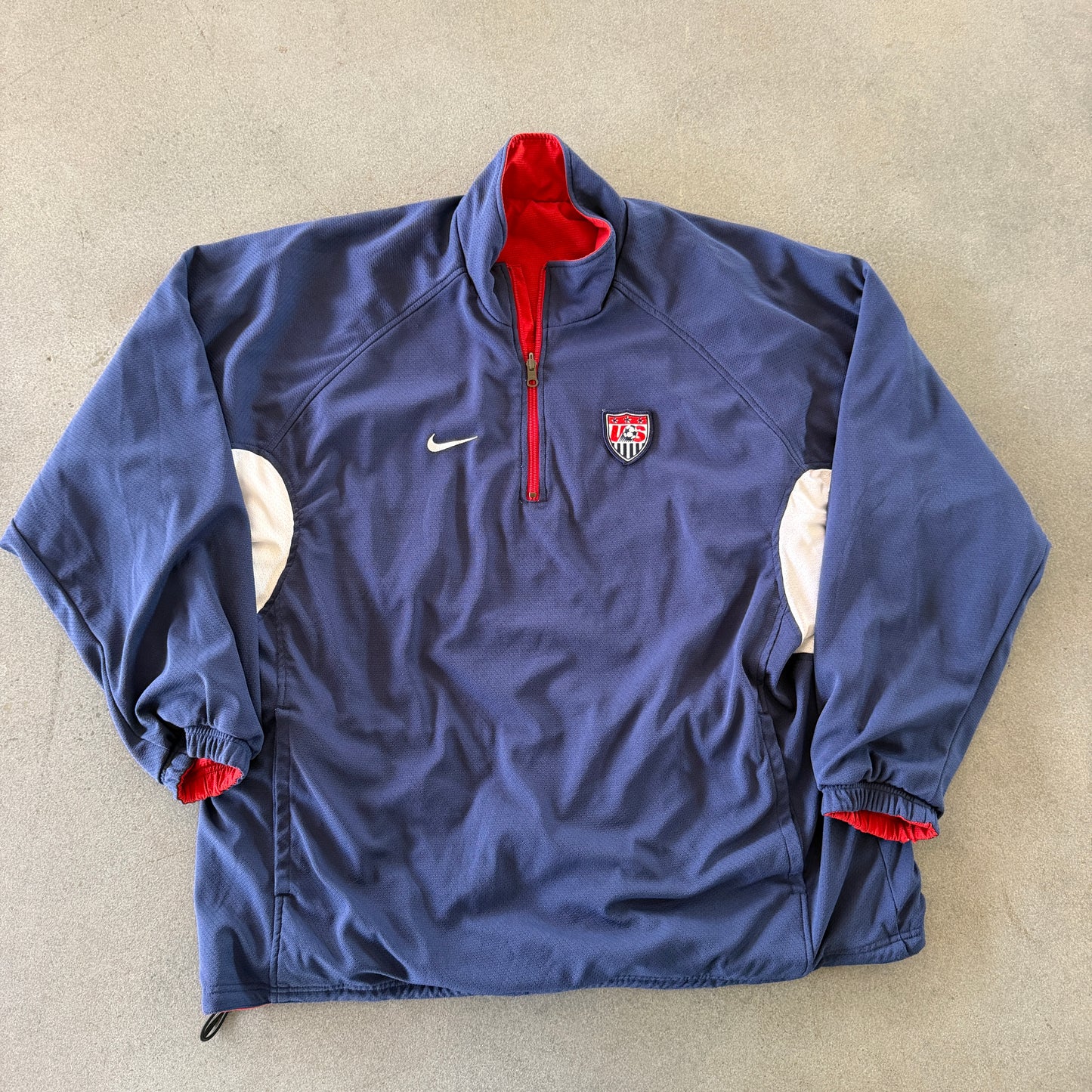 United States USA Nike Reversible 1/4 Zip Jacket - 2XL