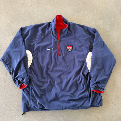 United States USA Nike Reversible 1/4 Zip Jacket - 2XL