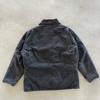 Carhartt Arctic Quilted Coat Black Faded Canvas 90's - XL