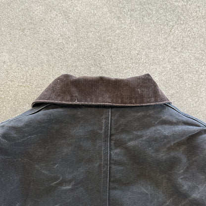 Carhartt Arctic Quilted Coat Black Faded Canvas 90's - XL