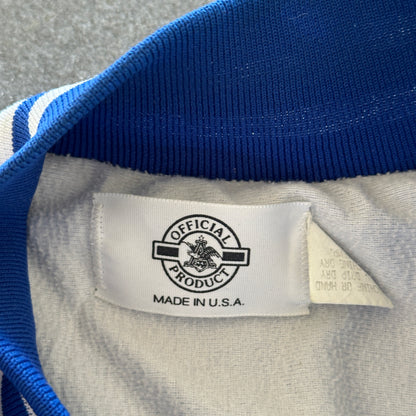 Busch Beer Anheuser Busch Satin Snap Bomber Jacket 80's - XL