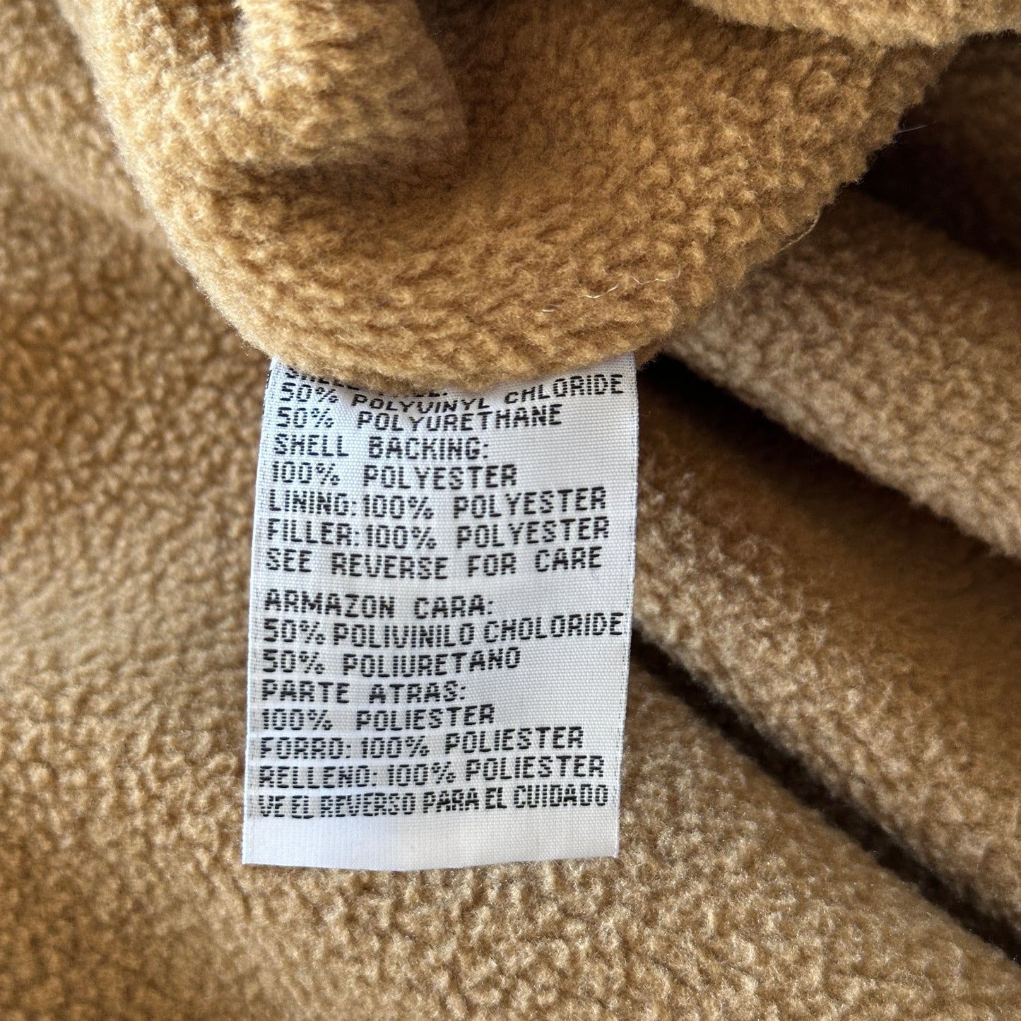 St. Louis Rams NFL Faux Leather Sherpa Lined Full Zip Jacket 00's - 2XL