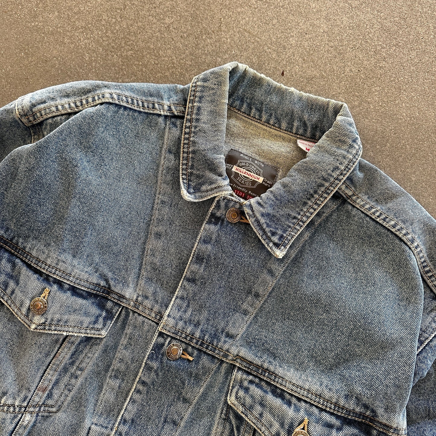 Bugle Boy Denim Jean Jacket Trucker 90's - M