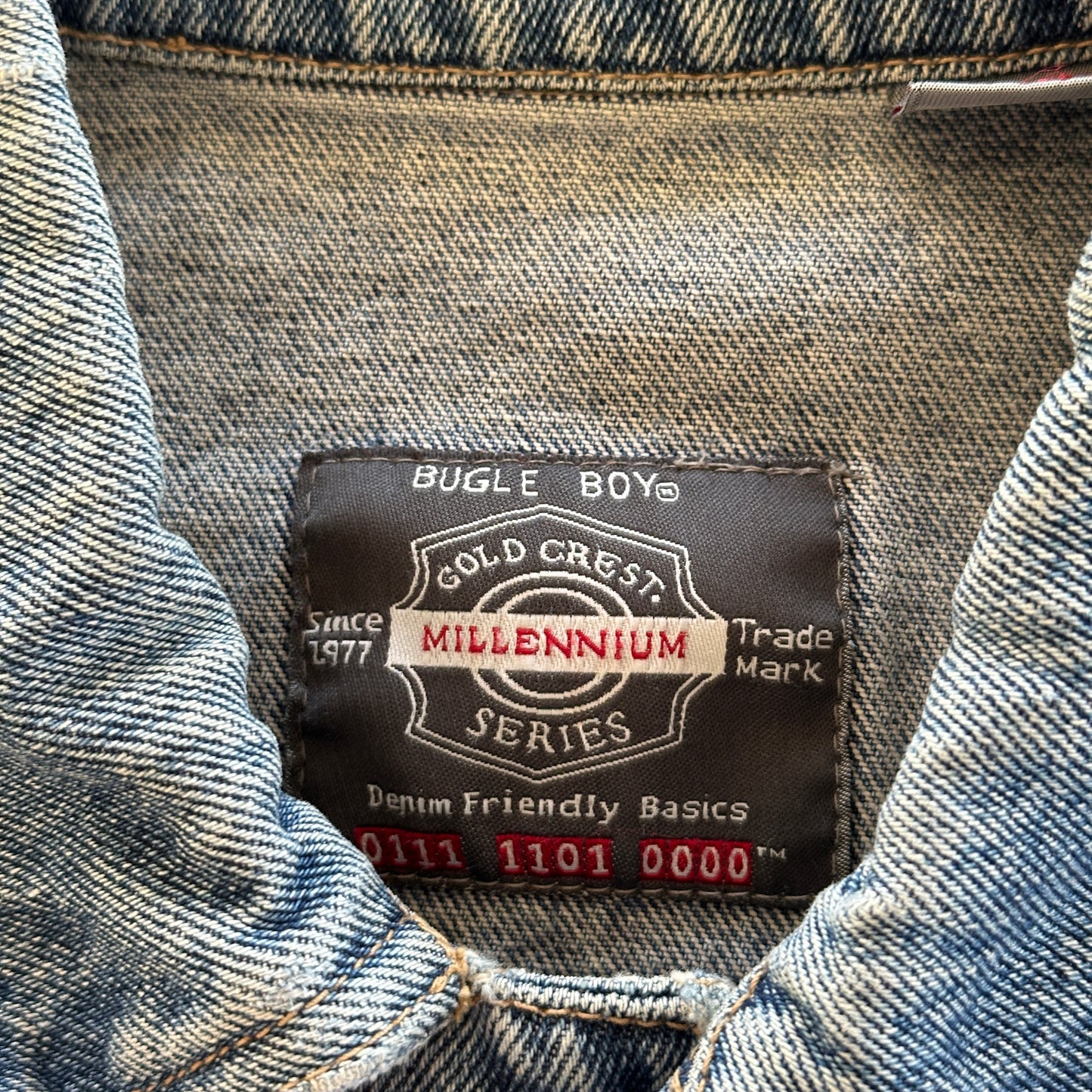 Bugle Boy Denim Jean Jacket Trucker 90's - M