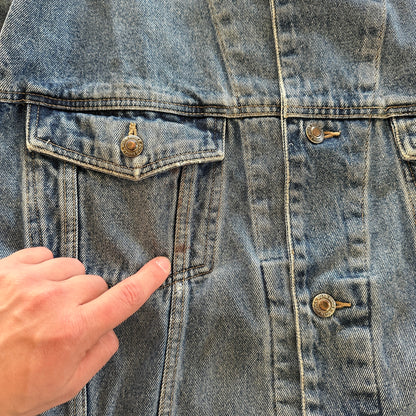 Bugle Boy Denim Jean Jacket Trucker 90's - M