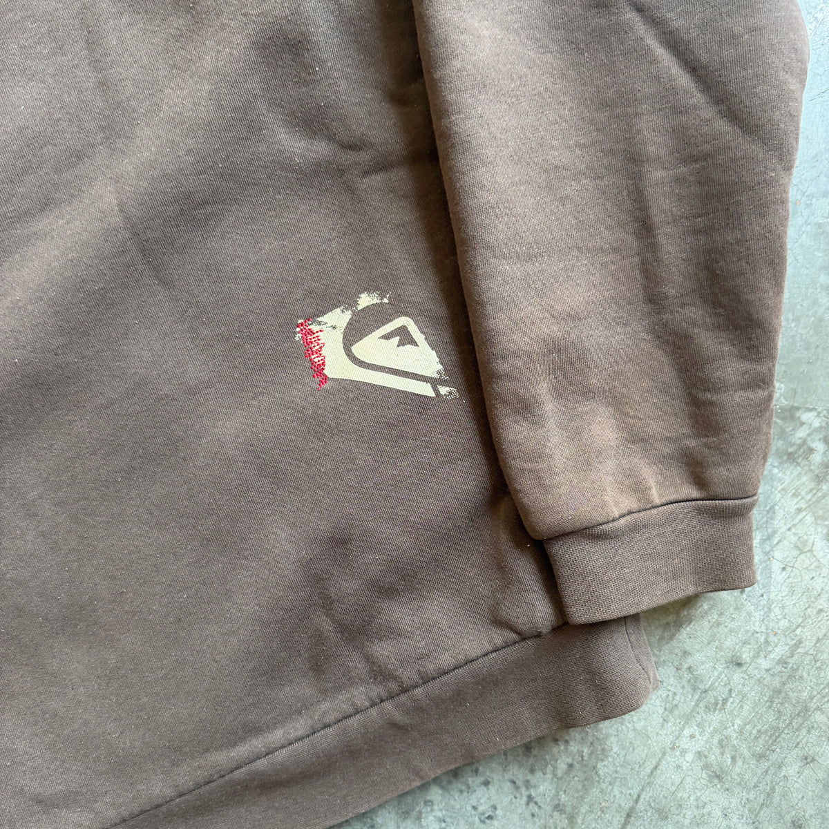 Quiksilver Sherpa Lined Full Zip Tri Hit Hooded Jacket - XL