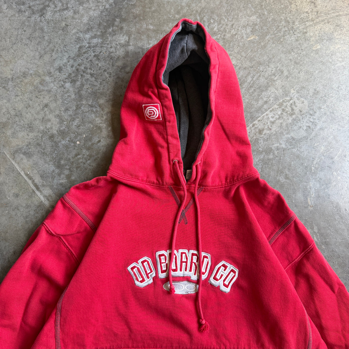 Ocean Pacific Embroidered Hoodie Heavyweight - L