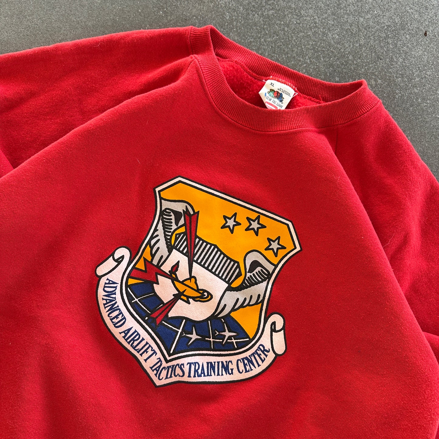 US Air Force Graphic AATTC Graduate Sweatshirt 90's - L