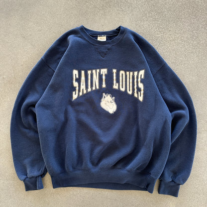 St. Louis University Billikens Graphic Sweatshirt Soffe 90's - L