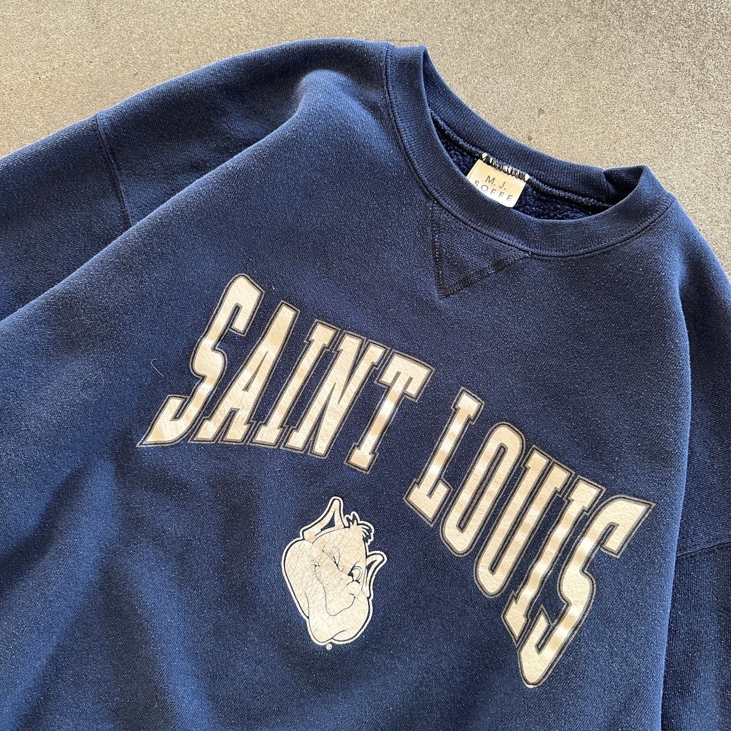 St. Louis University Billikens Graphic Sweatshirt Soffe 90's - L